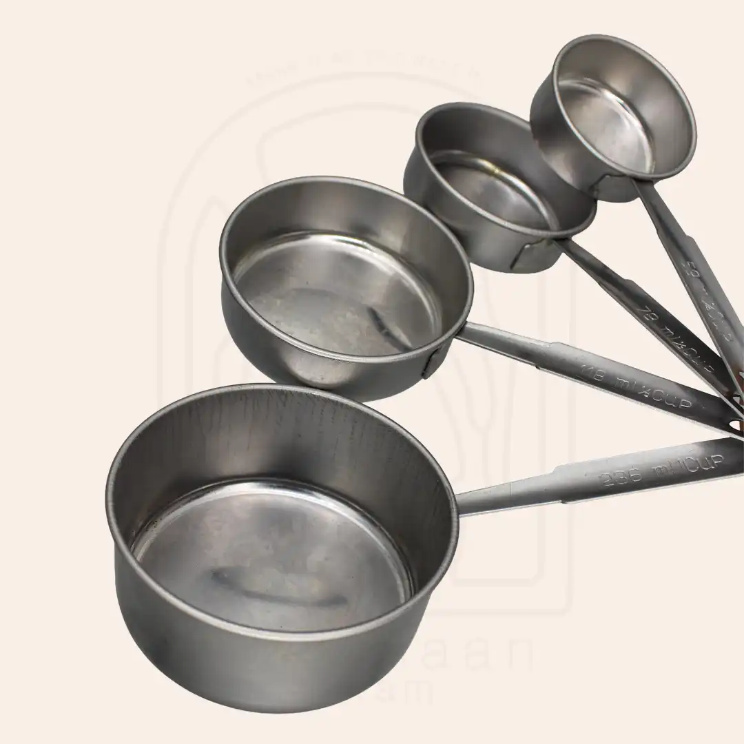 پیمانه استیل 4 سایز