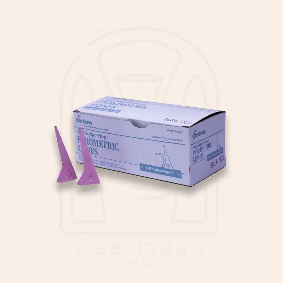 مخروط زگر 1222 درجه سانتیگراد (CONE 6)