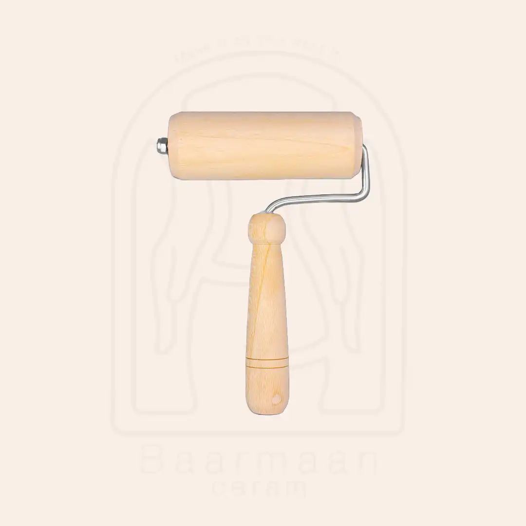 غلتک چوبی 10cm